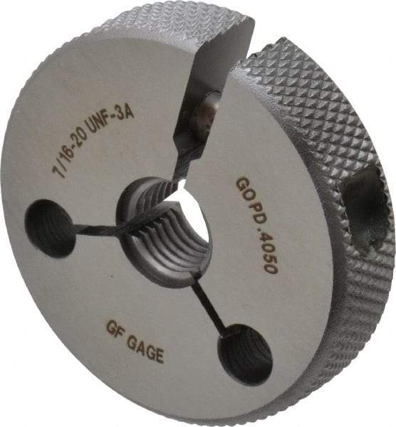 GF Gage - 7/16-20 Go/No Go Double Ring Thread Gage - Class 3A - Benchmark Tooling