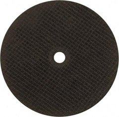 Norton - 7" 24 Grit Aluminum Oxide Cutoff Wheel - 3/32" Thick, 5/8" Arbor, 8,730 Max RPM, Use with Circular Saws - Benchmark Tooling