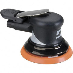 Dynabrade - 12,000 OPM, 18 CFM Air Consumption, Palm Air Orbital Sander - Round Pad, 1/4 NPT Inlet - Benchmark Tooling