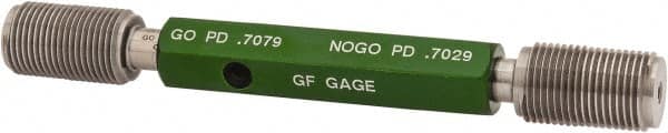 GF Gage - 3/4-16 Go/No Go Truncated Taperlock Thread Setting Plug Gage - Class 2A, Size 3 Handle, Steel - Benchmark Tooling