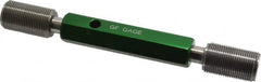 GF Gage - 3/4-20 Go/No Go Truncated Taperlock Thread Setting Plug Gage - Class 2A, Size 3 Handle, Steel - Benchmark Tooling