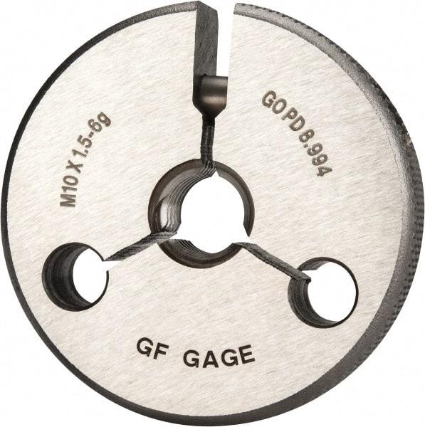 GF Gage - M10x1.5 Go Single Ring Thread Gage - Class 6G - Benchmark Tooling