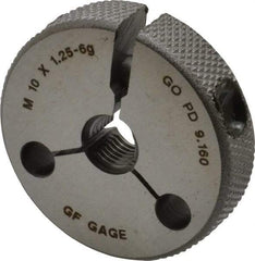 GF Gage - M10x1.25 Go Single Ring Thread Gage - Class 6G - Benchmark Tooling