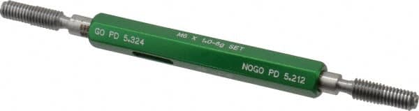 GF Gage - M6x1 Go/No Go Truncated Taperlock Thread Gage - Class 6G, Size 1 Handle - Benchmark Tooling