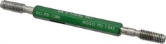 GF Gage - M8x1.25 Go/No Go Truncated Taperlock Thread Gage - Class 6G, Size 1 Handle - Benchmark Tooling