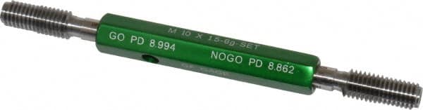 GF Gage - M10x1.5 Go/No Go Truncated Taperlock Thread Gage - Class 6G, Size 2 Handle - Benchmark Tooling