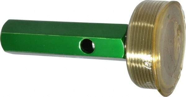GF Gage - 2 - 11-1/2 Single End Tapered Plug Pipe Thread Gage - Handle Size 5, Handle, NPT-L1 Tolerance - Benchmark Tooling