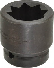 Proto - 1" Drive 1-1/2" Impact Socket - 8 Points, 2-13/16" OAL - Benchmark Tooling