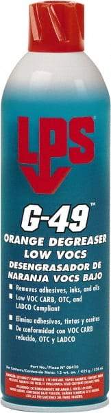 LPS - 20 oz Aerosol Cleaner/Degreaser - Aerosol, Orange - Benchmark Tooling