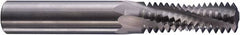 Niagara Cutter - 5/8-11 UN, 0.47" Cutting Diam, 4 Flute, Solid Carbide Helical Flute Thread Mill - Internal/External Thread, 1-1/4" LOC, 4" OAL, 1/2" Shank Diam - Exact Industrial Supply