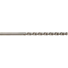 Taper Length Drill Bit: 0.5625″ Dia, 118 ° Bright/Uncoated, RH Cut, Parabolic Flute, Cylindrical Shank, Series 5536