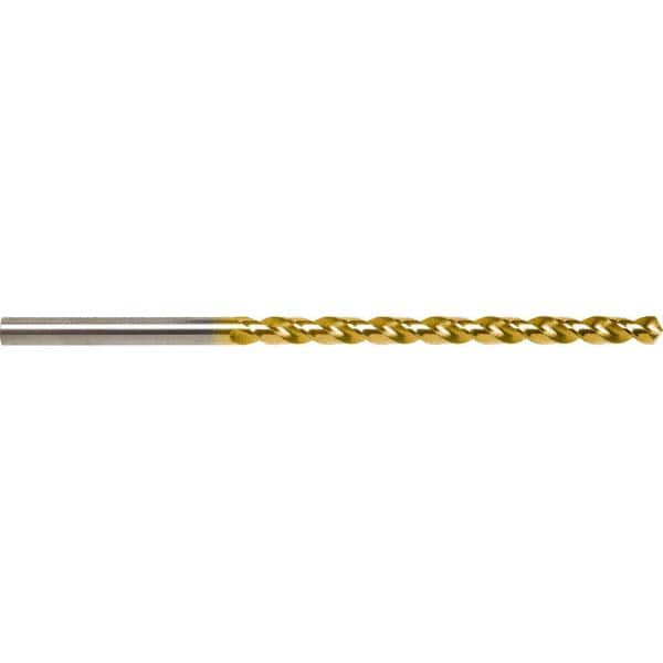 Taper Length Drill Bit: 0.3320″ Dia, 118 ° Coated, RH Cut, Parabolic Flute, Cylindrical Shank, Series 5537