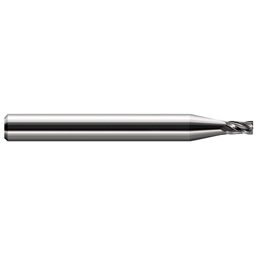 Harvey Tool - Square End Mills; Mill Diameter (Decimal Inch): 0.0010 ; Length of Cut (Decimal Inch): 0.0010 ; Material: Solid Carbide ; Finish/Coating: Uncoated ; Shank Diameter (Inch): 1/8 ; Single or Double End: Single - Exact Industrial Supply