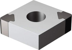 Sandvik Coromant - CNGA433 Grade 7025 CBN Turning Insert - Uncoated, 80° Diamond, 1/2" Inscr Circle, 3/16" Thick, 3/64" Corner Radius - Benchmark Tooling