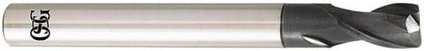 OSG - 8mm, 2 Flute, Single End, Solid Carbide, 1.5mm Corner Radius End Mill - 100mm OAL, 30° Helix, Right Hand Flute, 12mm LOC, Right Hand Cut, - Benchmark Tooling