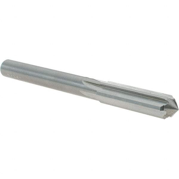 OSG - 5/16" Solid Carbide Chucking Reamer - Straight Flute, 9/32" Straight Shank, 1-1/8" Flute Length, 3-1/4" OAL - Benchmark Tooling