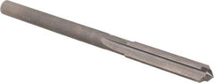 OSG - #4 Solid Carbide Chucking Reamer - Straight Flute, 3/16" Straight Shank, 1" Flute Length, 3" OAL - Benchmark Tooling