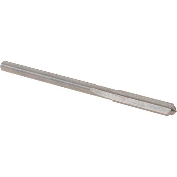 OSG - #27 Solid Carbide Chucking Reamer - Straight Flute, 1/8" Straight Shank, 3/4" Flute Length, 2-1/2" OAL - Benchmark Tooling