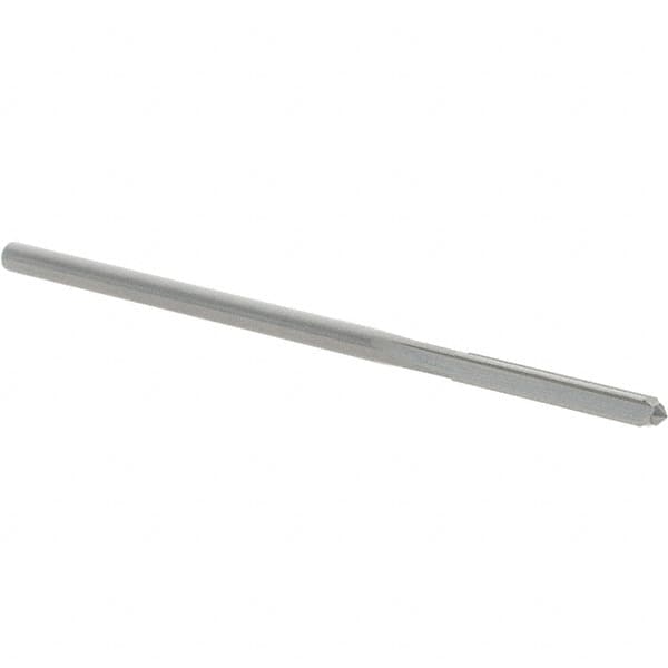 OSG - #38 Solid Carbide Chucking Reamer - Straight Flute, 3/32" Straight Shank, 5/8" Flute Length, 2-1/4" OAL - Benchmark Tooling