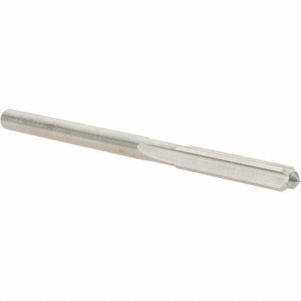 OSG - 5.3mm Solid Carbide Chucking Reamer - Straight Flute, 4.76mm Straight Shank, 25mm Flute Length, 76mm OAL - Benchmark Tooling