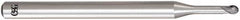 OSG - 5mm Diam, 5mm LOC, 2 Flute Solid Carbide Ball End Mill - WXL Finish, Single End, 65mm OAL, 6mm Shank Diam, Spiral Flute - Benchmark Tooling