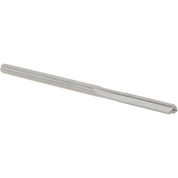 OSG - #32 Solid Carbide Chucking Reamer - Straight Flute, 7/64" Straight Shank, 5/8" Flute Length, 2-1/4" OAL - Benchmark Tooling