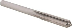 OSG - 7mm Solid Carbide Chucking Reamer - Straight Flute, 6.35mm Straight Shank, 29mm Flute Length, 83mm OAL - Benchmark Tooling