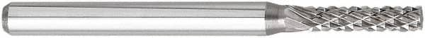 OSG - 25mm Cut Diam, 6mm Shank Diam, Cylinder Head Burr - Carbide, Flat End, 25mm LOC, 50mm OAL - Benchmark Tooling