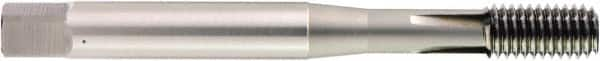 OSG - M8x1.25 Metric Coarse H7 Thread Limit Bottoming Thread Forming Tap - Solid Carbide, Bright Finish, 90mm OAL, 1-1/8" Thread Length, Right Hand Thread, Series 14153 - Benchmark Tooling