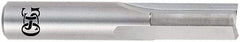 OSG - 3/32" Diam, 1/8" Shank Diam, 3/8" Length of Cut, 3 Flute Straight Router Bit - 1-1/2" Overall Length, Right Hand Cut, Solid Carbide - Benchmark Tooling
