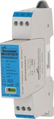 Cooper Bussmann - 2 Pole, 1 Phase, 1 kA Nominal Current, 90mm Long x 18mm Wide x 66mm Deep, Thermoplastic Hardwired Surge Protector - DIN Rail Mount, 24 VAC/VDC, 30 VAC/VDC Operating Voltage, 4 kA Surge Protection - Benchmark Tooling