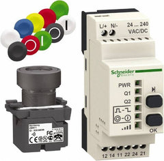 Square D - Maintained (MA) and Momentary (MO), Wireless Pushbutton System with Programmable Receiver - 24-240 VAC/VDC - Benchmark Tooling