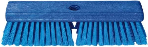 PRO-SOURCE - 1-3/4" Bristle Length, Polypropylene Food Service Brush - 10" Long x 2-1/2" Wide Head, Blue, Foam Block - Benchmark Tooling