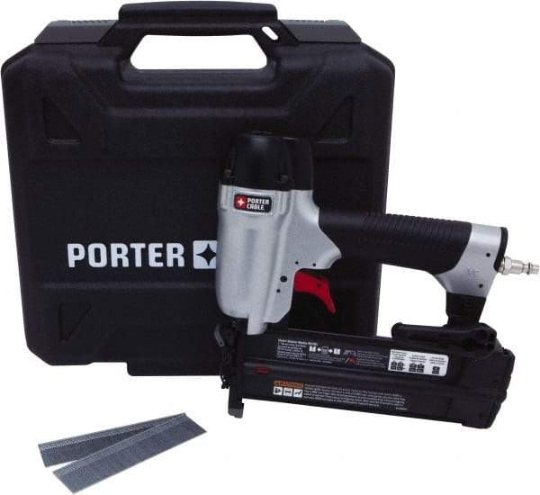 Porter-Cable - 2" Nail Length, 18 Gauge Brad Air Nailer Kit - 70 to 120 psi - Benchmark Tooling