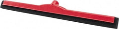 PRO-SOURCE - 24" Rubber Blade Floor Squeegee - Red - Benchmark Tooling