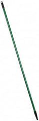 PRO-SOURCE - 60 x 1-1/4" Fiberglass Handle for Floor Squeegees & Push Brooms - Threaded Connection, Green - Benchmark Tooling