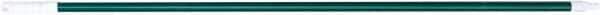 PRO-SOURCE - 60 x 1-1/4" Fiberglass Handle for Floor Squeegees & Push Brooms - Threaded Connection, Green - Benchmark Tooling