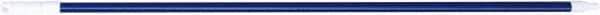 PRO-SOURCE - 60 x 1-1/4" Fiberglass Handle for Floor Squeegees & Push Brooms - Threaded Connection, Blue - Benchmark Tooling