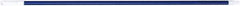 PRO-SOURCE - 60 x 1-1/4" Fiberglass Handle for Floor Squeegees & Push Brooms - Threaded Connection, Blue - Benchmark Tooling