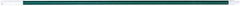 PRO-SOURCE - 54 x 1-1/4" Fiberglass Handle for Floor Squeegees & Push Brooms - Threaded Connection, Green - Benchmark Tooling