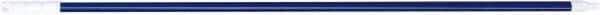 PRO-SOURCE - 54 x 1-1/4" Fiberglass Handle for Floor Squeegees & Push Brooms - Threaded Connection, Blue - Benchmark Tooling