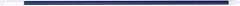 PRO-SOURCE - 54 x 1-1/4" Fiberglass Handle for Floor Squeegees & Push Brooms - Threaded Connection, Blue - Benchmark Tooling