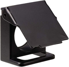 Square D - Flush Pushbutton Switch Padlock Flap - Black - Benchmark Tooling