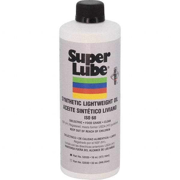 Synco Chemical - 16 oz Bottle Synthetic Lubricant - Translucent, -40°F to 500°F, Food Grade - Benchmark Tooling