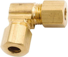 ANDERSON METALS - 1/4" OD, Lead Free Brass Union Elbow - 300 Max Working psi, Comp x Comp Ends - Benchmark Tooling