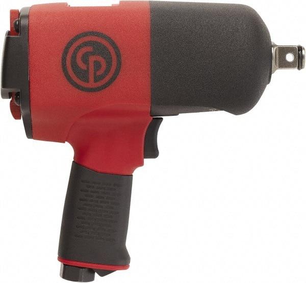 Chicago Pneumatic - 3/4" Drive, 6,500 RPM, 1,217 Ft/Lb Torque Impact Wrench - Pistol Grip Handle, 12 CFM, 90 psi, 3/8" NPT Inlet - Benchmark Tooling