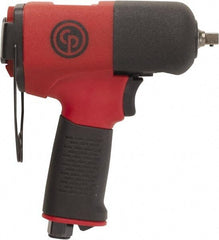 Chicago Pneumatic - 3/8" Drive, 11,500 RPM, 332 Ft/Lb Torque Impact Wrench - Pistol Grip Handle, 8 CFM, 90 psi, 1/4" NPT Inlet - Benchmark Tooling