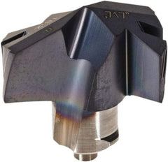 Iscar - Series ICP-2M, 0.717" Diam Grade IC908 140° Replaceable Drill Tip - Carbide, TiAlN Finish, 18 Seat Size, Through Coolant - Benchmark Tooling