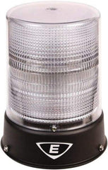 Edwards Signaling - 24 VAC/VDC, 4X NEMA Rated, LED, Clear, Flashing, Steady Light - 65 Flashes per min, 3/4 Inch Pipe, 8-1/4 Inch Diameter, 7-3/4 Inch High, IP66 Ingress Rating, Pipe Mount - Benchmark Tooling