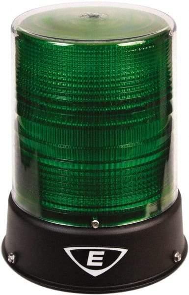 Edwards Signaling - 24 VAC/VDC, 4X NEMA Rated, LED, Green, Flashing, Steady Light - 65 Flashes per min, 3/4 Inch Pipe, 8-1/4 Inch Diameter, 7-3/4 Inch High, IP66 Ingress Rating, Pipe Mount - Benchmark Tooling